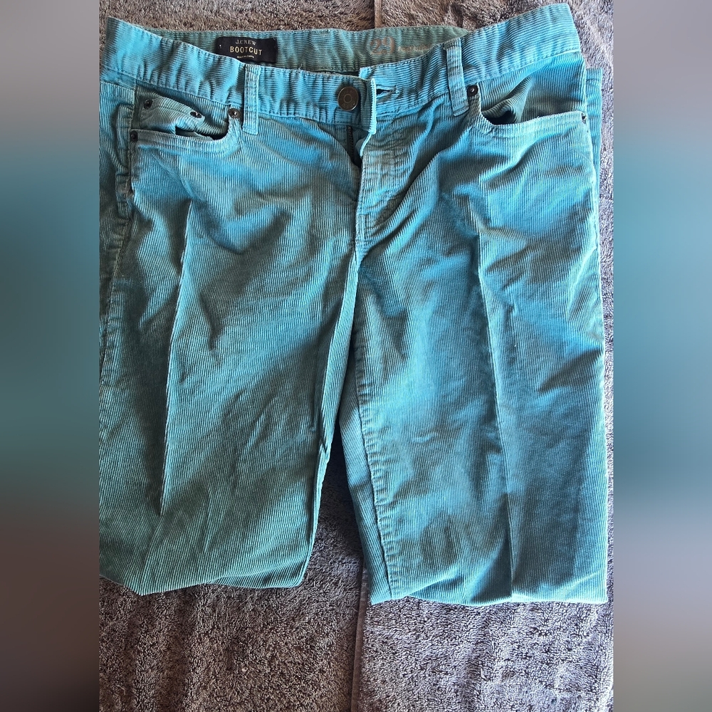 J. Crew Teal Bootcut Pants